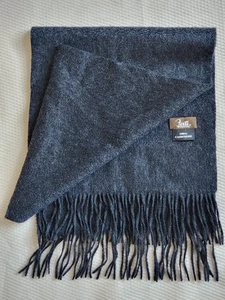 Bufanda larga Forte Cashmere gris oscuro 100 % l cachemir 12"x55" - Imagen 1 de 5