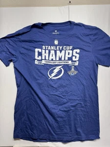 Tampa Bay Lightning 2020 Stanley Cup Fanatics grau Unisex Roster T-Shirt Gr. L - Bild 1 von 6