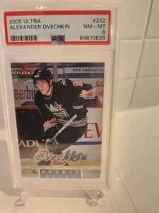 2005-06 Fleer ULTRA Alexander Ovechkin Rookie Card MINT PSA 8 - Picture 1 of 4