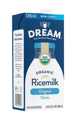 Rice Dream Organic Rice Drink, Classic Original, 32 Oz (Pack of 6) - Image 1 of 4