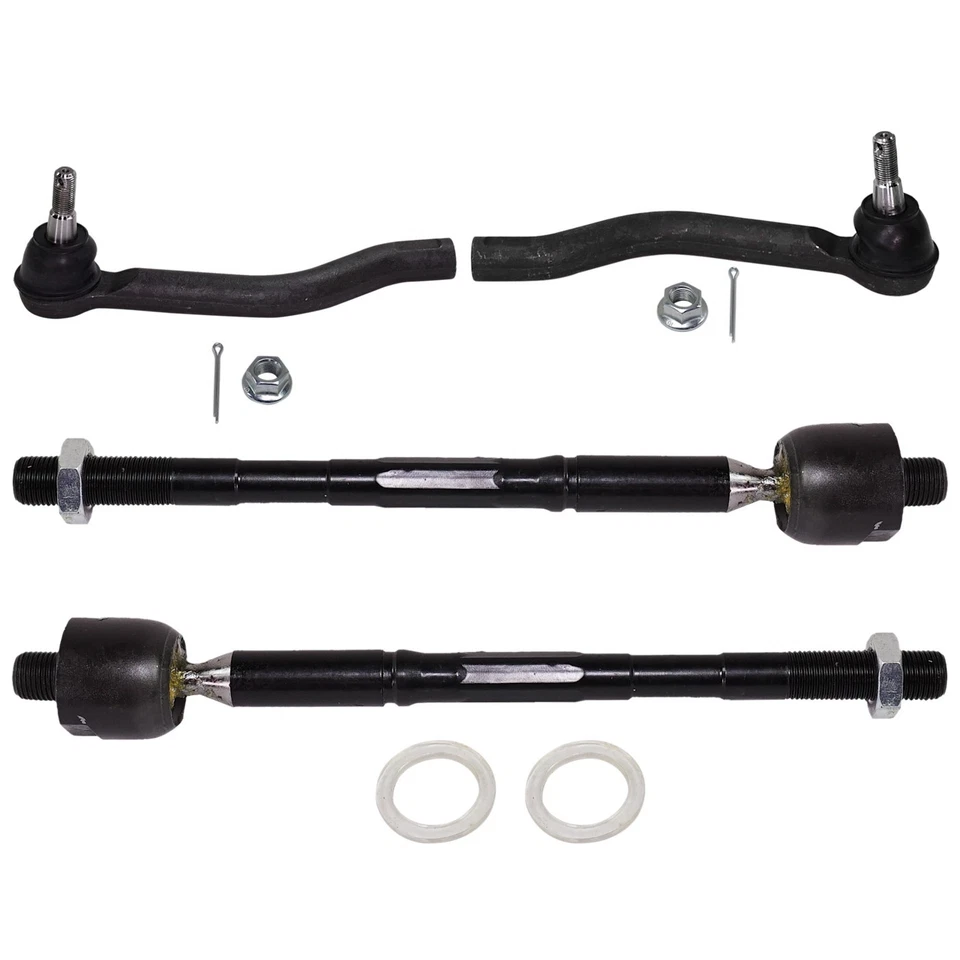 Juego de extremos de varilla de amarre interior y exterior delantero para Nissan Pathfinder Infiniti QX60 2013-20 Foto 1 de 4