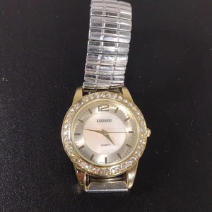 Kessaris Ladies Quartz Watch – Gold Tone, Crystal Bezel – Tested & Working - Picture 1 of 9