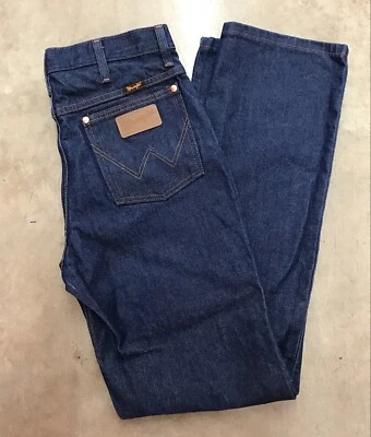 Wrangler Men's 936DEN Cowboy Cut Rigid Western Blue Jeans 31x32 - Image 1 of 4