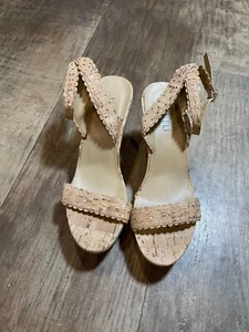 Vero Cuoio Sporto by Gold Seal Heels Slides Mules Made in Italy Sz 7.5 N Tan - Picture 1 of 7