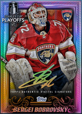 Sergei Bobrovsky Playoff Signature Legendary (cc#5) Topps NHL Skate digital card