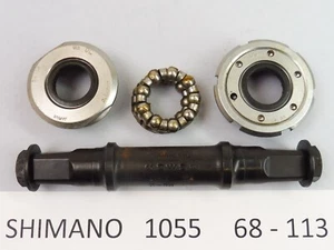 Soporte inferior de rosca británica Shimano 1055 (68 - 113) / NOS L'eroica - Imagen 1 de 11