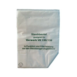 Staubsaugerbeutel - Vlies Filter für Vorwerk >> Kobold 135 / 136 << (6035) - Picture 1 of 2