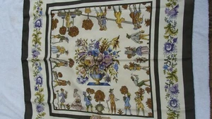  Hermes silk scarf,Les Jardiniers du Roy, Used - Picture 1 of 12