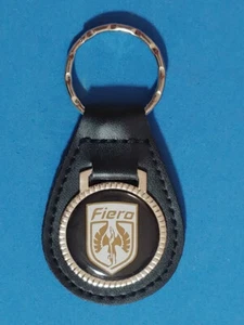 PONTIAC FIERO AUTO LEATHER KEYCHAIN KEY CHAIN RING FOB A-#112 N - Picture 1 of 1