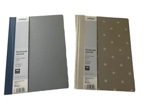 Caliber Hard Cover Journals Lot Of 2 192 Lined Pages 7.5”x10.25” Ribbon Markers - Picture 1 of 7