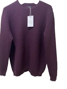 Men’s Jasper Conran Plum Round Neck Jumper (size X Large) - Picture 1 of 9