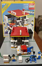LEGO 1986 LEGOLAND TOWN SYSTEM Shell Service Station #6378 W/Box & Inst & #6628