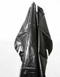 Grembiule da macellaio vernice erotica PVC? Giochi di Ruolo SM Nero XL - Foto 1 di 5
