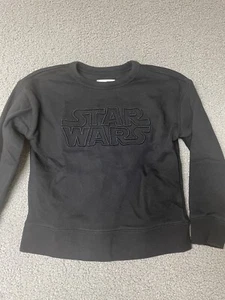 Gap Kids Star Wars Boy’s Size Small 6-7 Sweatshirt Black Child Unisex - Picture 1 of 4