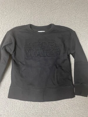 Gap Kids Star Wars Boy’s Size Small 6-7 Sweatshirt Black Child Unisex - Image 1 of 4