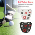 Magnetic Golf Headcover Dust-proof PU Leather Mallet Putter Cover Golf Equipment