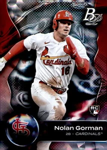 2023 Bowman Platinum Nolan Gorman #77 Ice Foil - Picture 1 of 2