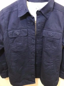 THE CHILDREN PLACE - DUNKELBLAU GEFÜTTERTE JACKE MIT TASCHEN - L 10/12 - Bild 1 von 5