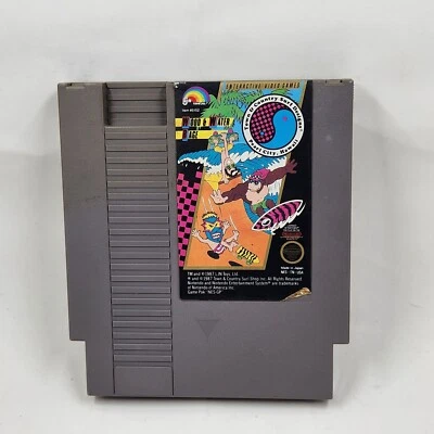 T&C Surf Designs Wood & Water Rage (Nintendo NES, 1987) Authentic /w Sleeve - Image 1 of 4