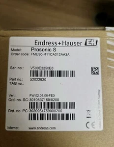 1PCS E+H FMU90-R11CA212AA3A ultrasonic level transmitter brand new  - Picture 1 of 2