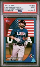 2023 Topps World Baseball Classic Stars #WBC-2 Blue Paul Goldschmidt USA PSA 9
