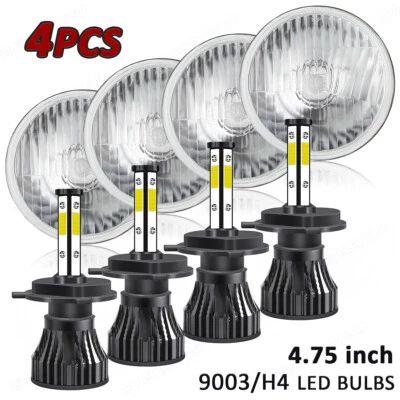 Faros LED de haz alto/bajo de 5,75" para Oldsmobile Delta-88 Cutlass 1965-1975 Foto 1 de 4