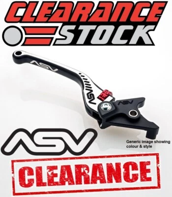 Palanca de freno delantera Ducati Monster 1100 / S 2009-2010 ASV C5 - negra + plateada Foto 1 de 4