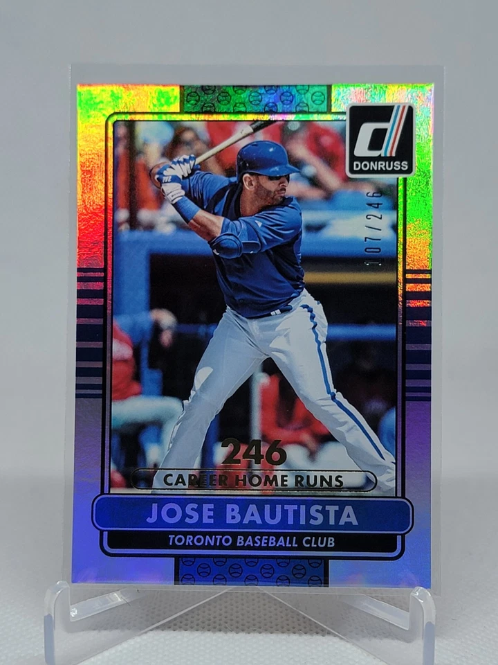 Donruss Stat Line 2015 carrera José Bautista #173/246 Toronto Blue Jays E6E Foto 1 de 1
