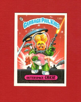 1986 Topps Garbage Pail Kids # 138b Outerspace Chase💥  RARE OAK KAY VERSION 💥 - Image 1 of 2