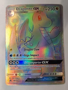 Dragonite GX SM156 SM Black Star Rainbow Promo Pokemon Holo Foil Rare Nice! - Picture 1 of 3