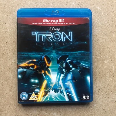 BLU-RAY 3D Disney Tron Legacy Jeff Bridges 2D 2-disc set - Image 1 of 2