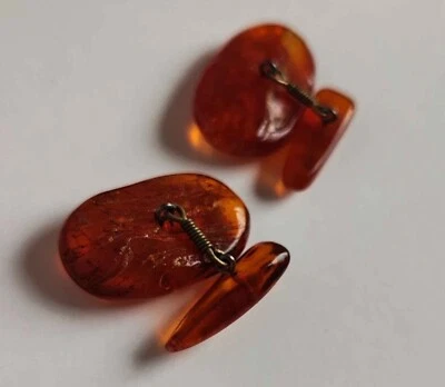 Gemelos ÁMBAR BÁLTICO NATURAL ANTIGUO Color Coñac 1955 Foto 1 de 4