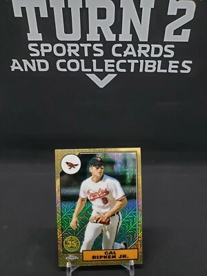 2022 Topps Series 1 Silver Pack Cal Ripken Jr. Refractor #T87C-86 Orioles (A) - Image 1 of 2