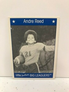 1990 Little Football Big Leaguers Book Cards Andre Reed HOF