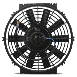 KYOSTAR Black 10''Electric Radiator Slim Cooling Fans 12V 80W 1200 CFM Push Pull - Picture 1 of 4