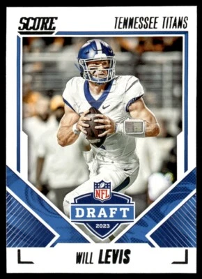 2023 Score NFL Draft Will Levis Rookie Titans #5 - Image 1 of 2