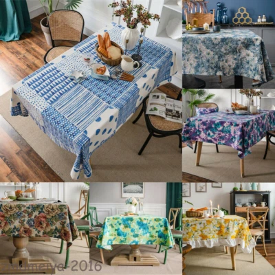 Rectangle Bohemia Tablecloth for Dining Room Kitchen Dinner Party Table Cover - Image 1 of 4