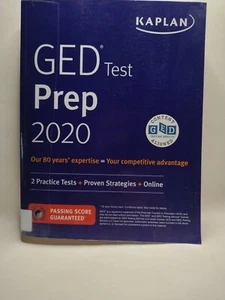 Kaplan GED Test Prep 2020 -Paperback -2020 -ExLibrary  - Picture 1 of 14