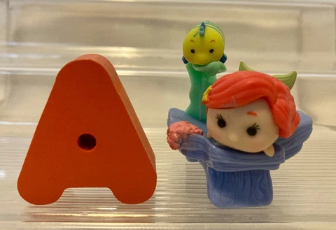 Disney 100 Years Of Wonder Tsum Tsum movie moments Arial + Flounder 1989 Cover