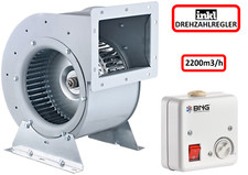 2200 m3/h ventola TURBO motore airbox cappa aspirante ventilatore aria di scarico box aria di scarico