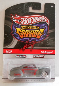 Hot Wheels Wayne's Garage 34/39 Tail Drager Chase RealRiders Metall/Metall grau - Bild 1 von 5