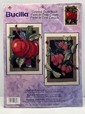 **NEW** Bucilla GRAPES and PEACHES Counted Cross Stitch Kit #42857