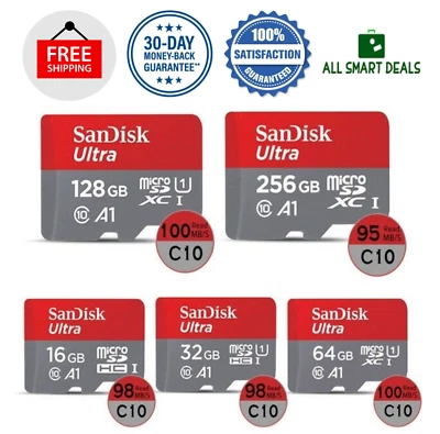 Chip Tarjeta De Memoria Externa Para Celulares Tablets MicroSD 32GB 64GB 128GB - Image 1 of 4