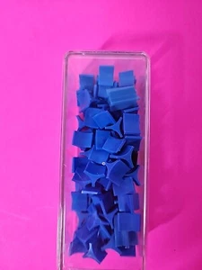 Risk Board Game Replacement BLUE Army Pieces For 1975 Version - Picture 1 of 2