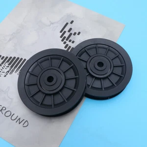 2 Pcs Pulley Wheel Gym Replacement Universal Wearproof Accessories - Picture 1 of 11