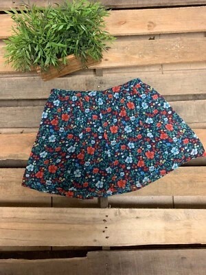Hollister Woman’s Blue, Green, Floral Elastic Flared Mini Skirt Sz Large - Image 1 of 4