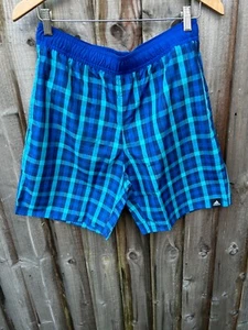 Adidas Check Swimshorts Men's Logo Shorts Drawstring Classic Swimwear Brand New - Picture 1 of 20