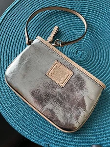 Coach Armband silber hellbraun Leder - Bild 1 von 4