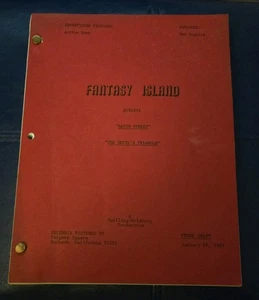 1981 Fantasy Island (Basin Street) Final Draft Script Drehbuch - Bild 1 von 2