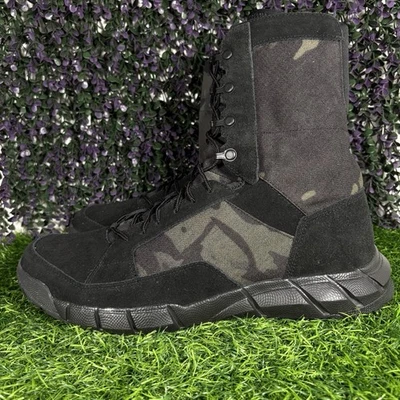 Botas tácticas Oakley Light Assault 2 para hombre talla 13 negras gamuza cómodas militares Foto 1 de 4